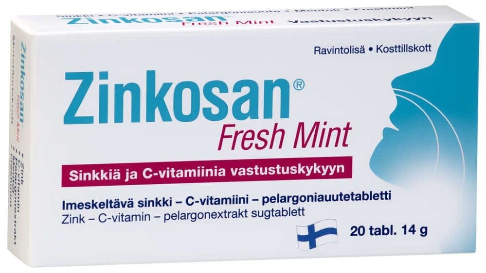 Zinkosan Freshmint 20 tab