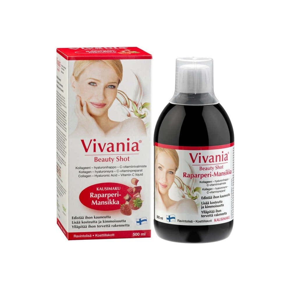 Vivania Beauty Shot Raparperi-Mansikka