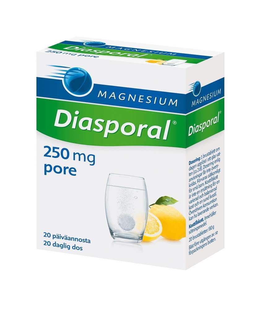 Diasporal Aktiv 250 mg poretabletti, 20 tabl