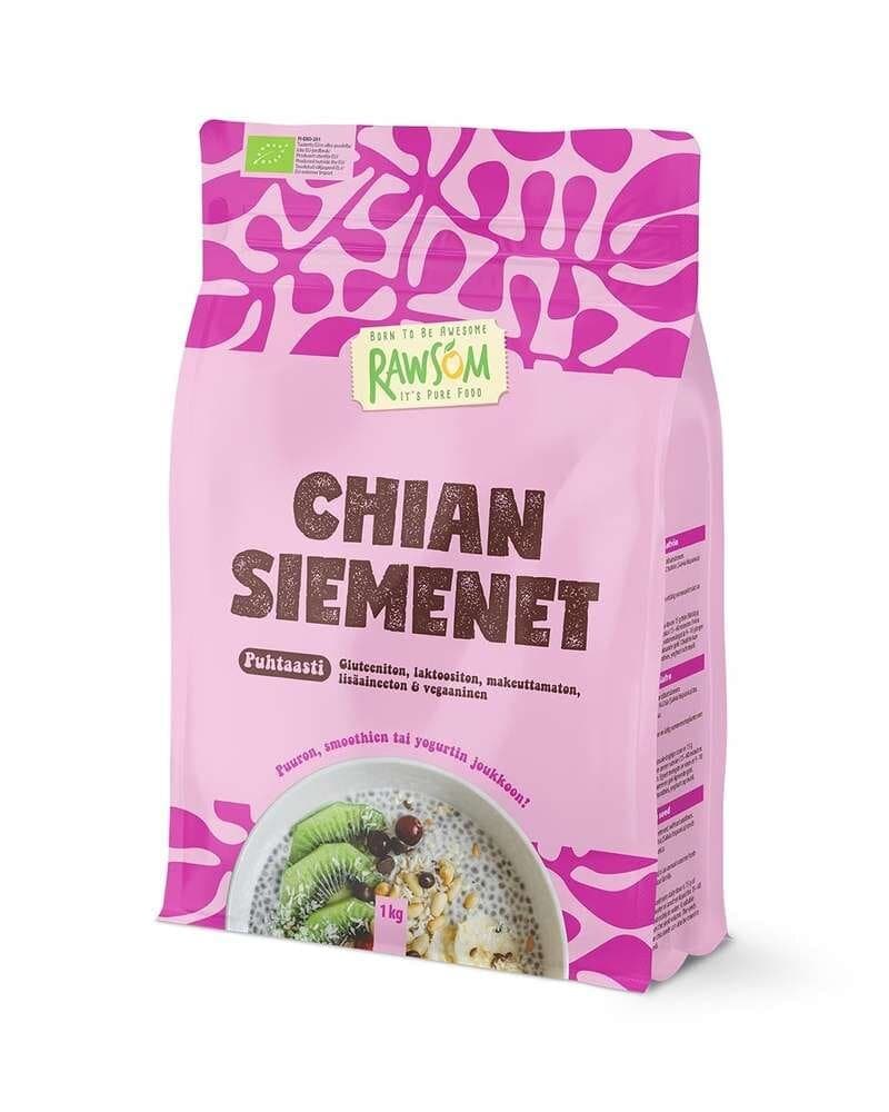 Rawsom Luomu Chian Siemenet 1 kg (L)