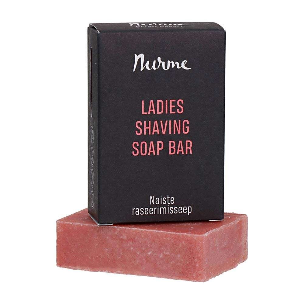 Nurme Ladies Shaving Soap Bar, hoitava palasaippua sheivaukseen 100g