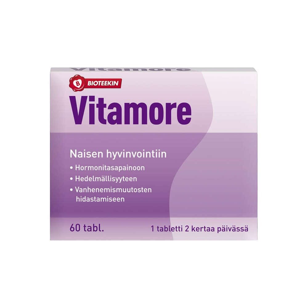 Vitamore, yrittuute ravintolisä naisten hyvinvointiin, 60 kaps