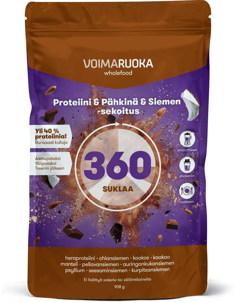 Voimaruoka 360 Wholefood Suklaa
