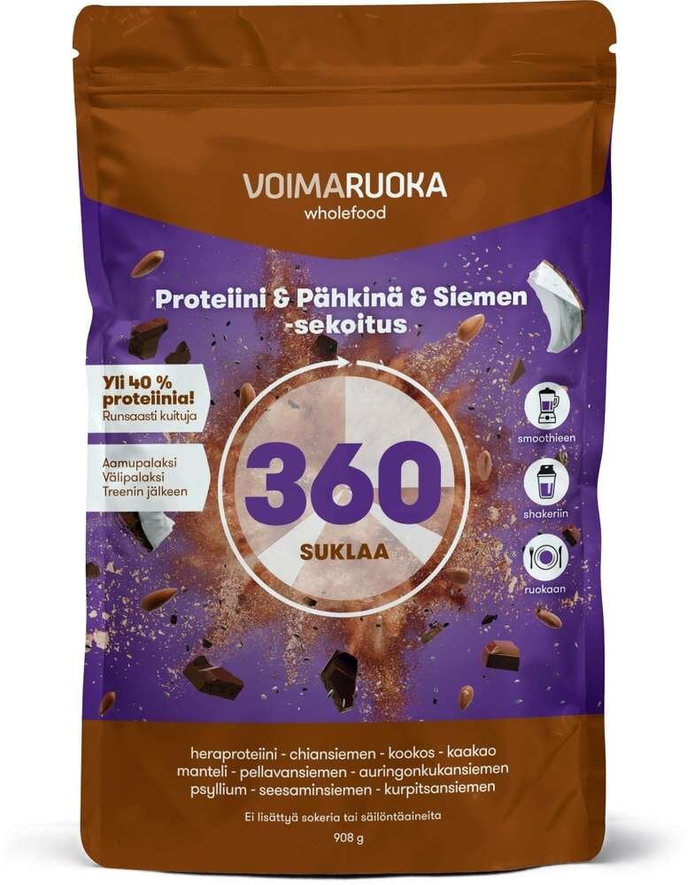 Voimaruoka 360 Wholefood Suklaa