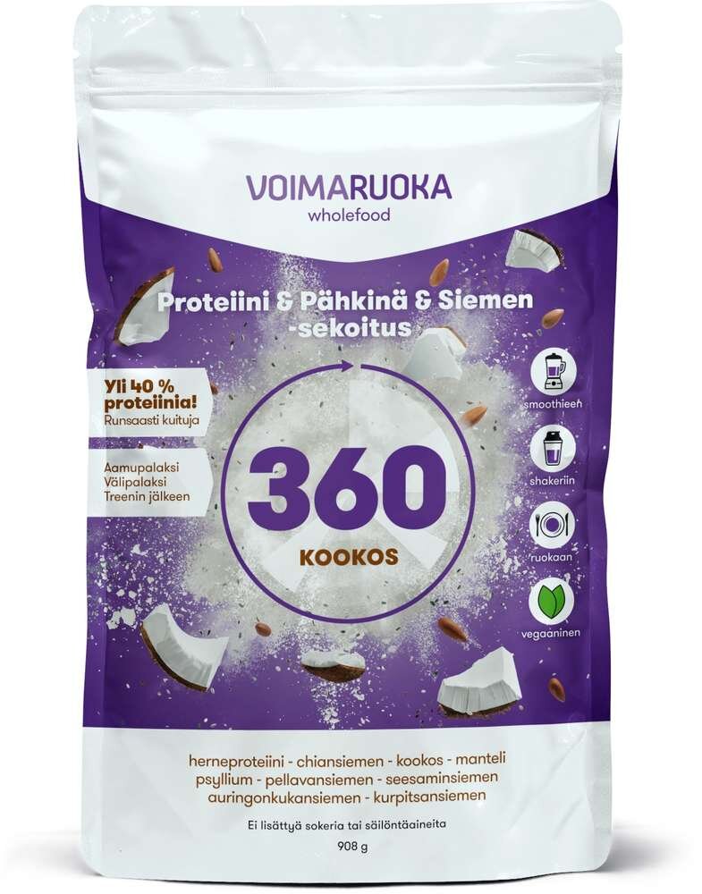 Voimaruoka 360 Wholefood Kookos