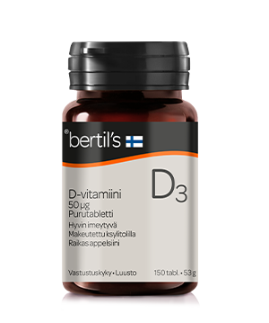 bertil's Kelasin D-Vitamiini 50 mcg
