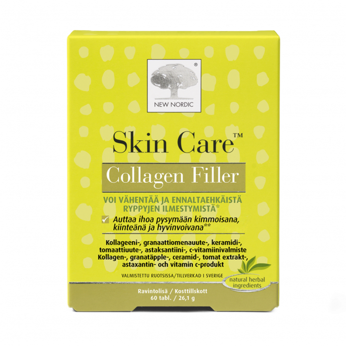 Skin Care Collagen Filler, kollageenivalmiste, 60 tabl