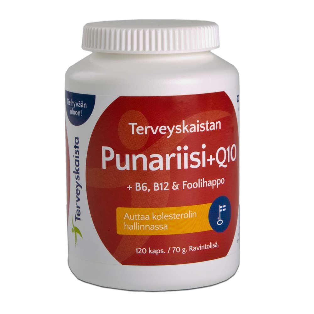 Punariisi + Q10, 120 tabl - Terveyskaista