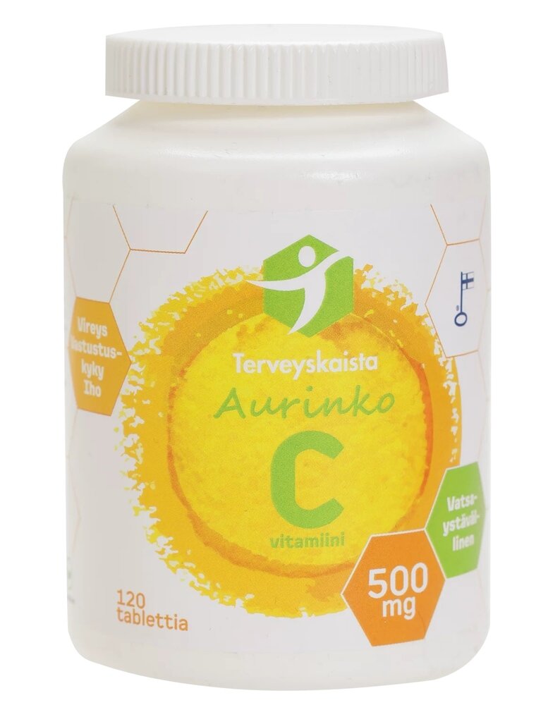 Terveyskaista Aurinko C 500 mg 120 tabl