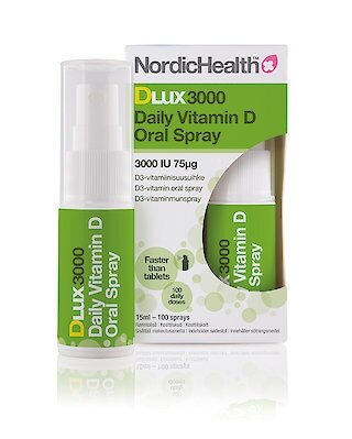 Nordic Health Dlux Daily Vitamin D 3000 Spray
