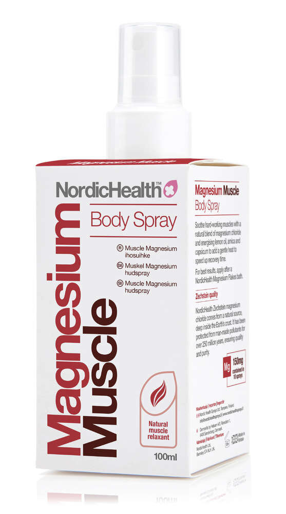 Nordic Health Sprays Muscle Magnesiumihosuihke 100 ml