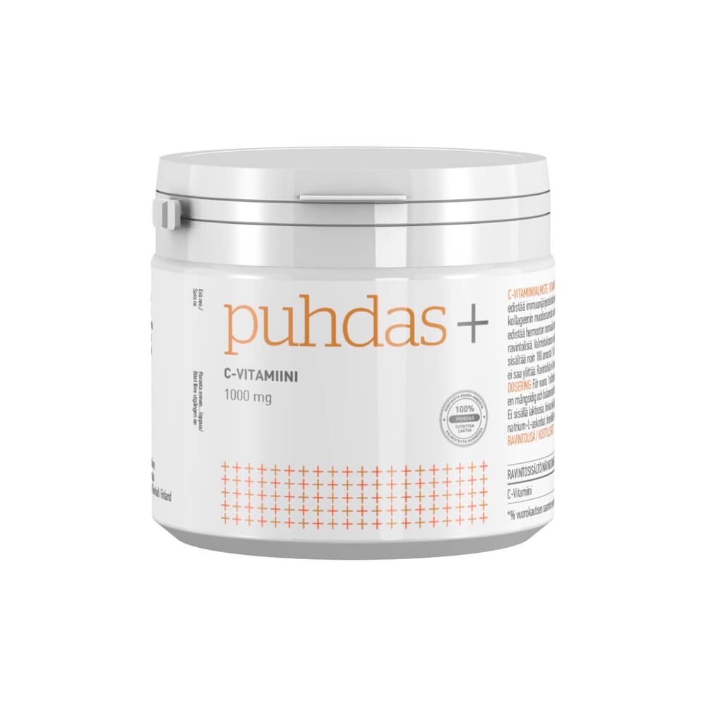 Puhdas+ C-vitamiininjauhe 1000 mg, 150 g
