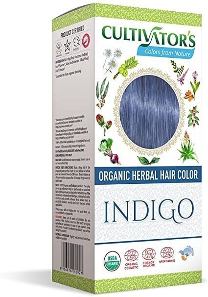 Cultivator's Organic Herbal Hair Color Hiusväri, Indigo
