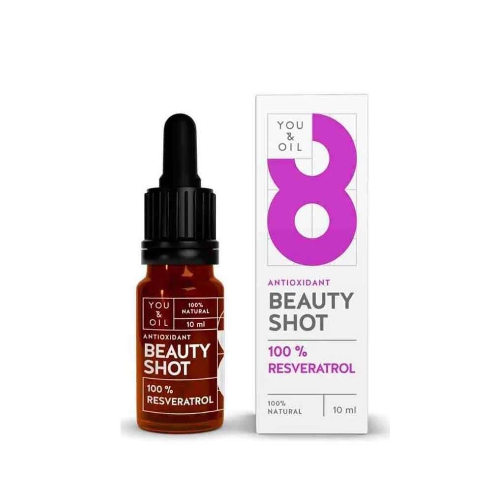 YOU & OIL Beauty Shot 8 Resveratroli Antioksidantti 10 ml PARASTA ENNEN 30.6.2022