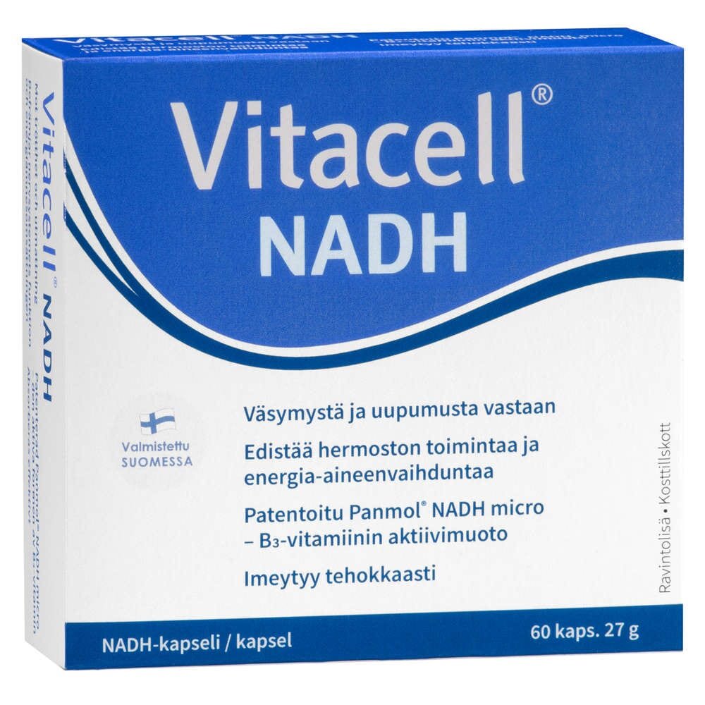 Vitacell NADH B3 -vitamiinikapseli 60 kaps
