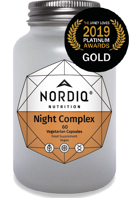 NORDIQ Nutrition Night Complex magnesium-l-teaniini-yrttivalmiste 60 kaps