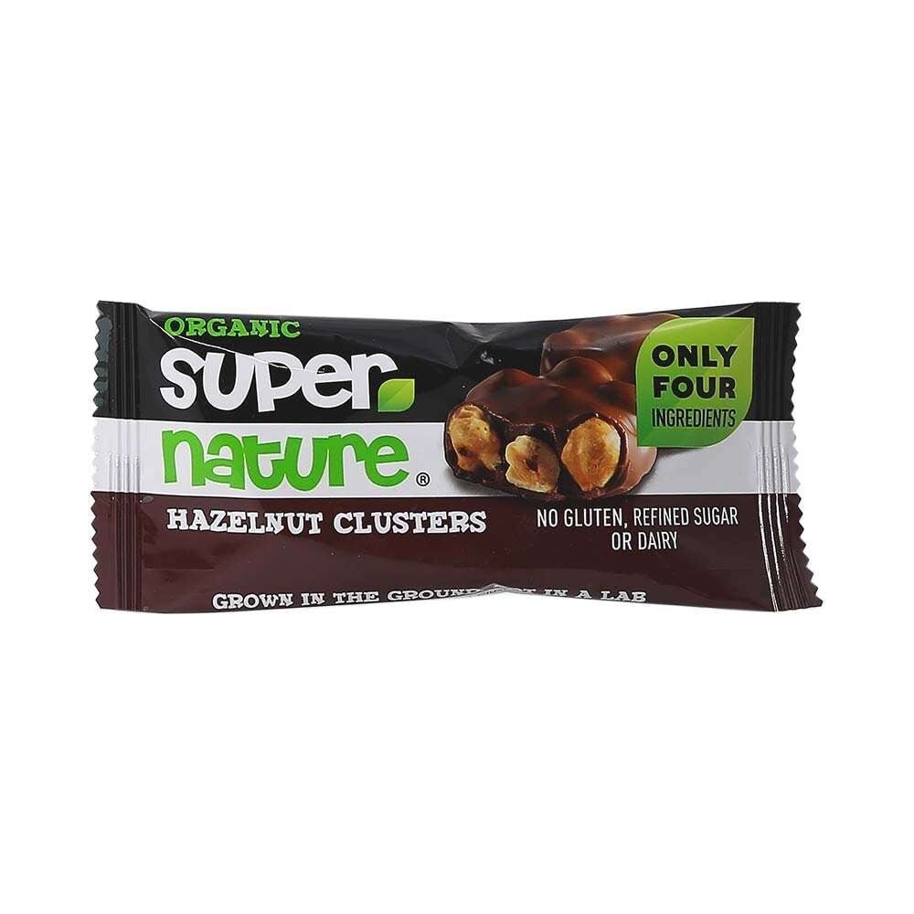 Supernature Suklaa-Hasselpähkinäpala (L) 34g