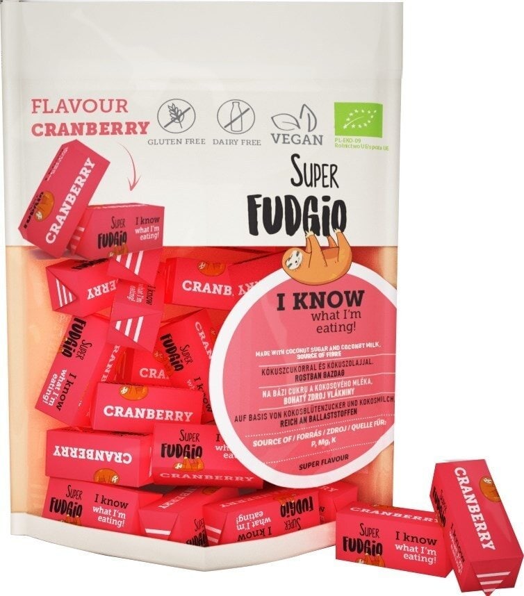 Super Fudgio Cranberry karpalotoffee (L) 150G
