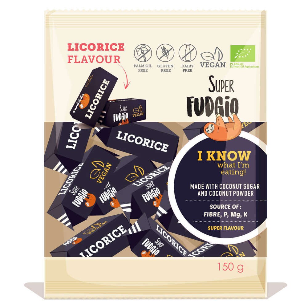 Super Fudgio Lakritsitoffee (L) 150G 