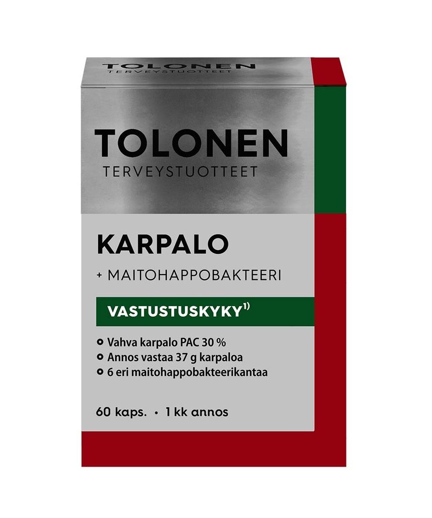 Tolonen Karpalo+Maitohapbakteeri 60Kaps