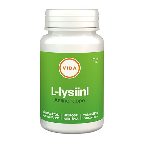 Vida L-lysiini 60 tabl.