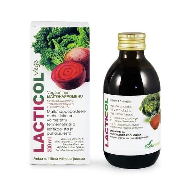 Soria Lacticol, maitohappobakteerimehu 200 ml