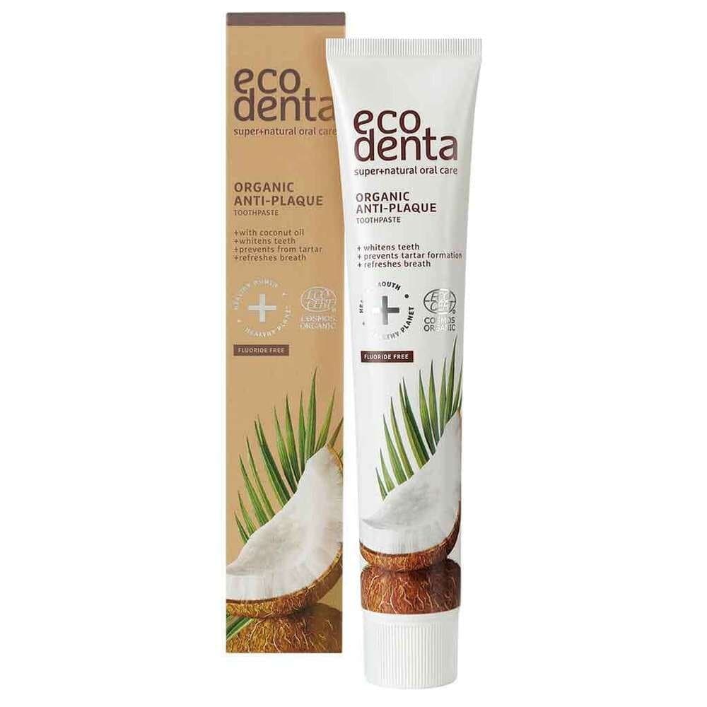 Ecodenta Anti-plakki kookos hammastahna 75 ml