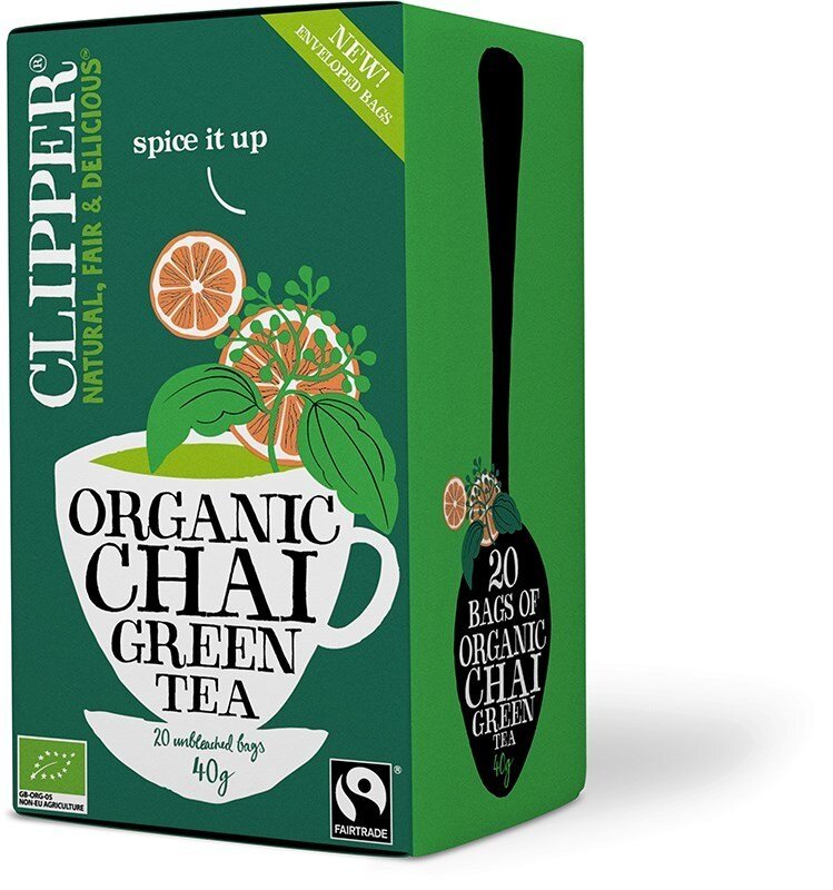 Clipper Vihreä tee Chai (L) 20pss