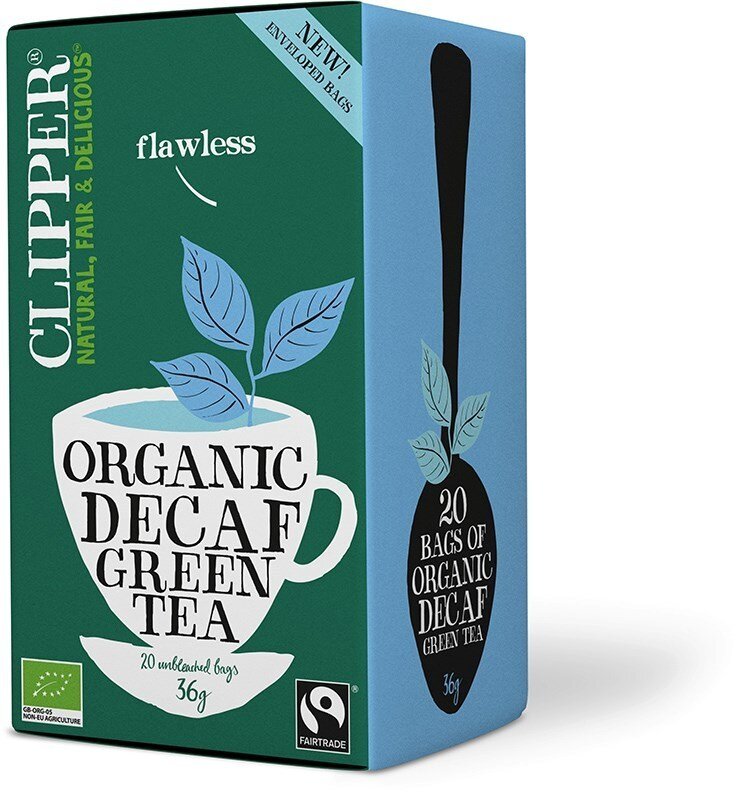 Clipper Decaf Green Tea Luomu 20pss