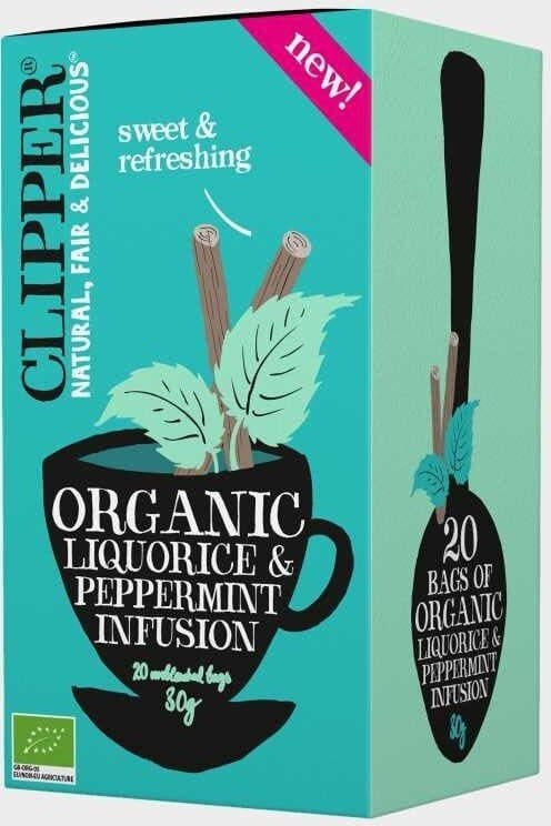 Clipper Lakritsi-piparminttutee (L) 20pss