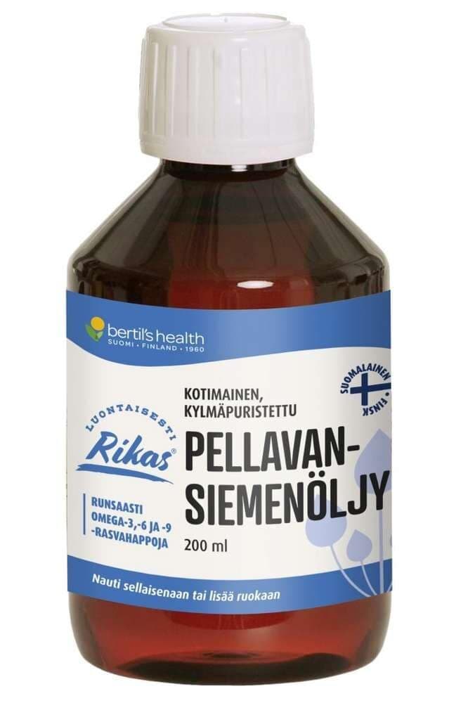 Rikas Pellavansiemenöljy