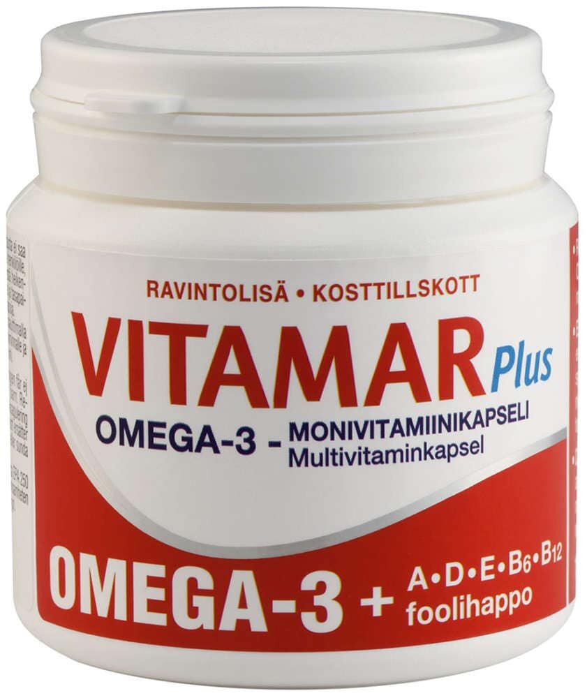 Vitamar Plus Omega-3 monivitamiini 100 kaps
