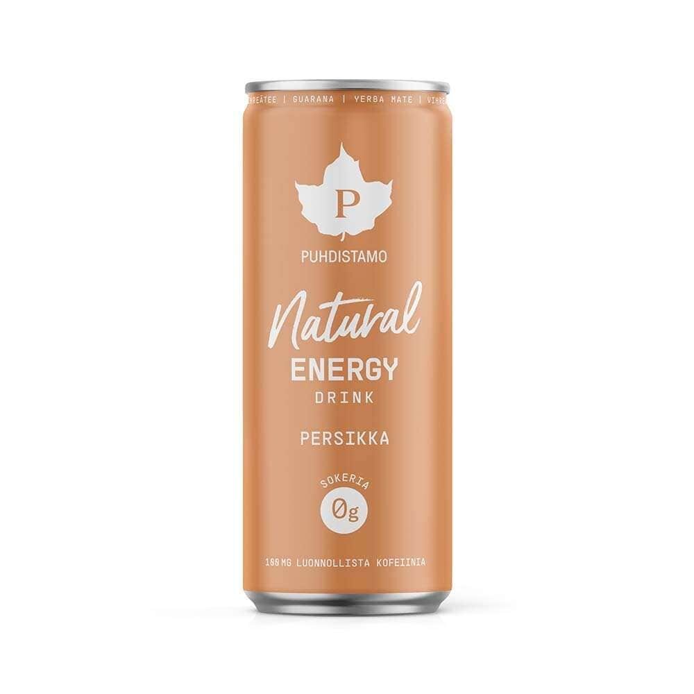 Natural Energy Drink Persikka