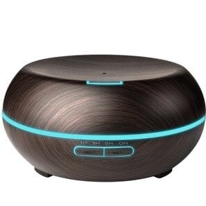 Puhdas+ Ultrasonic Aroma Diffuuseri AD9, ruskea/Dark wood 200 ml