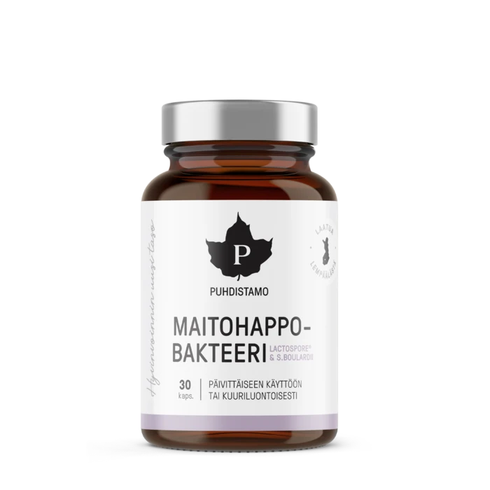 Maitohappobakteeri - Lactospore & Boulardii 30 kaps