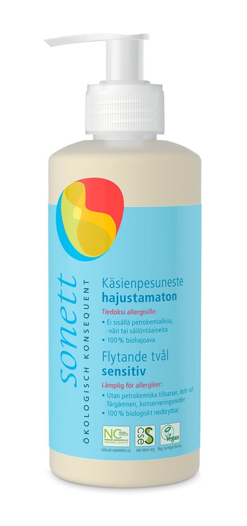 Sonett Käsienpesuneste Hajusteeton