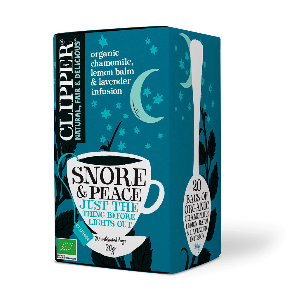 Clipper Snore & Peace yrttitee, luomu, 20 ps