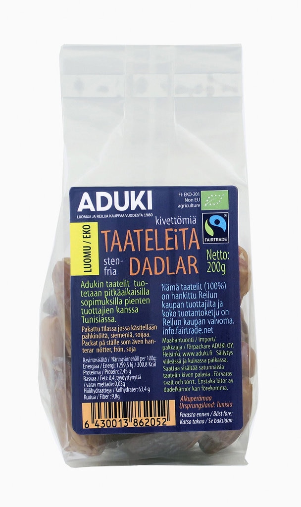 Aduki Taateli, Reilu kauppa, luomu, 200 g