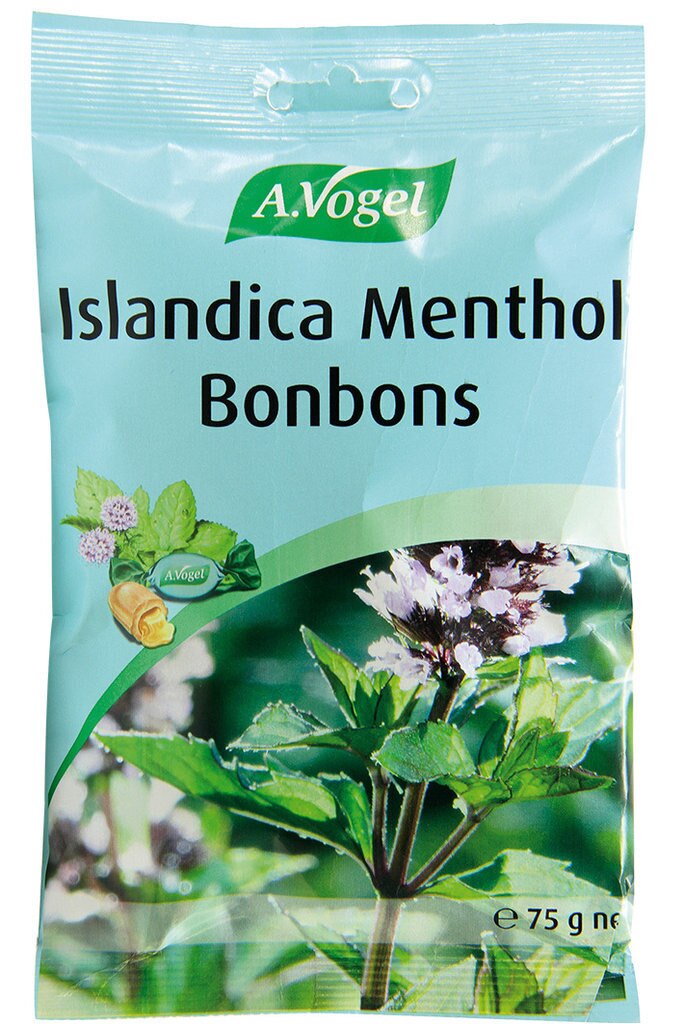 Vogel Islandica Menthol kurkkupastilli 75 g