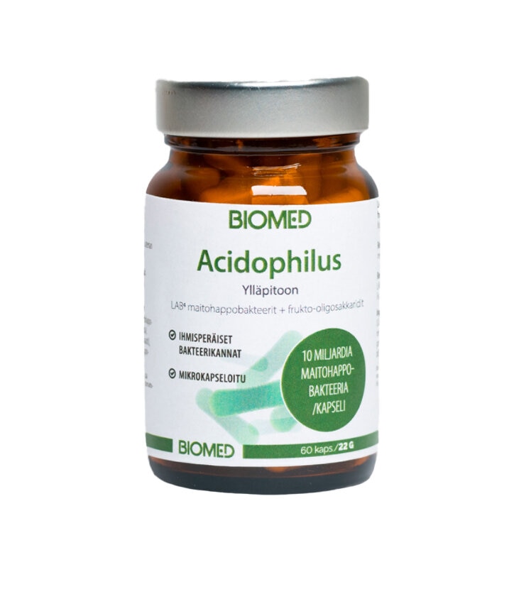 Biomed Acidophilus maitohappobakteerit