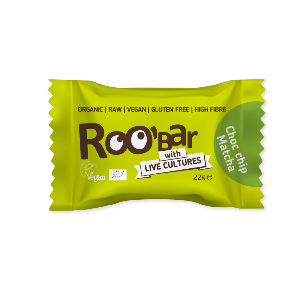 Roobar Cultures Choc Chip Matcha