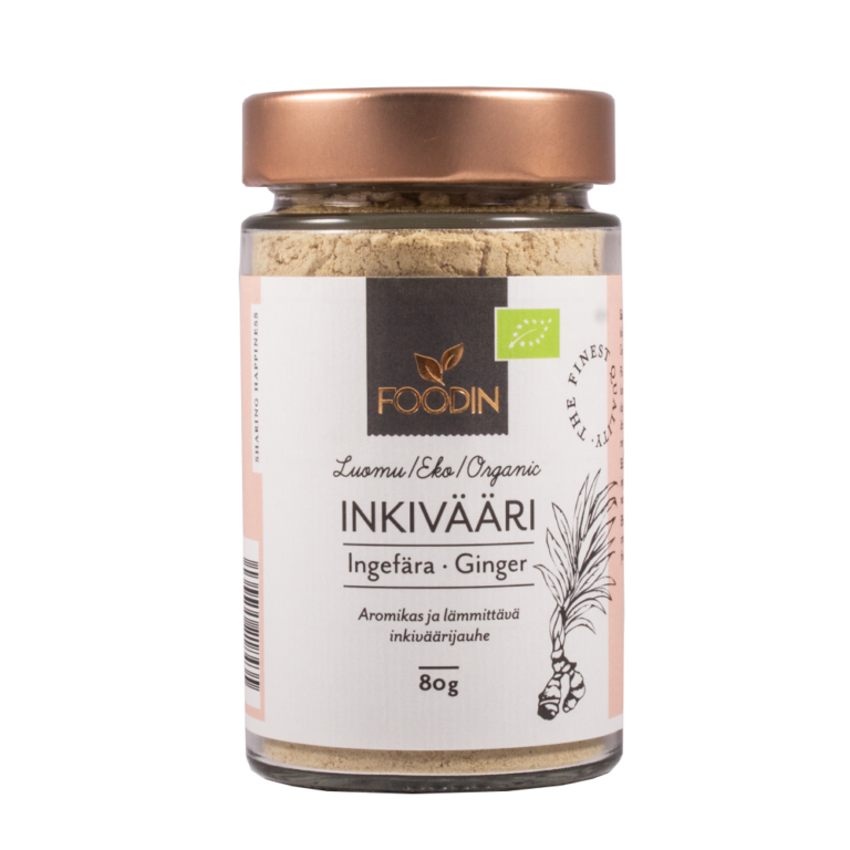 Inkiväärijauhe, luomu
