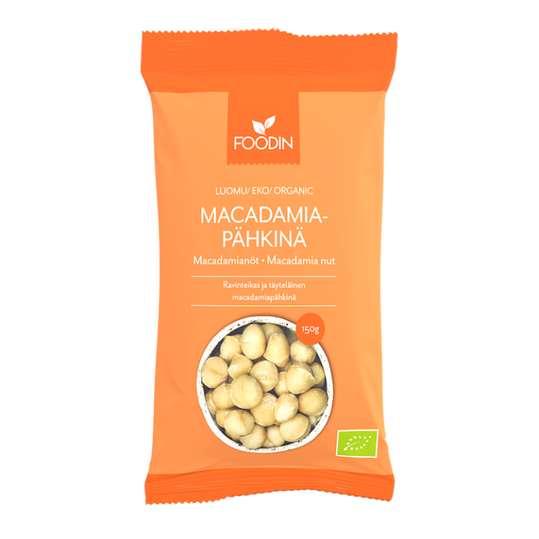 Macadamiapähkinä luomu