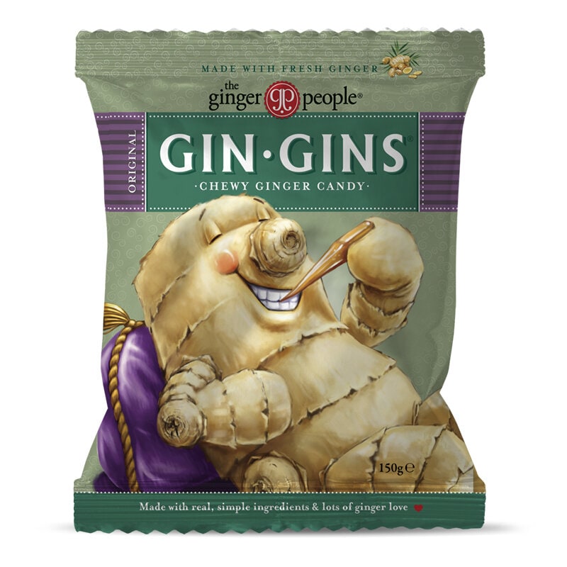 Gin Gins Original Chewy -inkiväärimakeinen