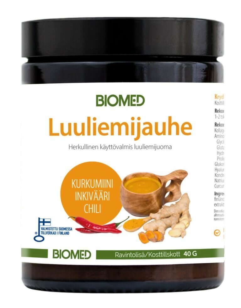 Biomed Luuliemijauhe kurkumiini + inkivääri + chili