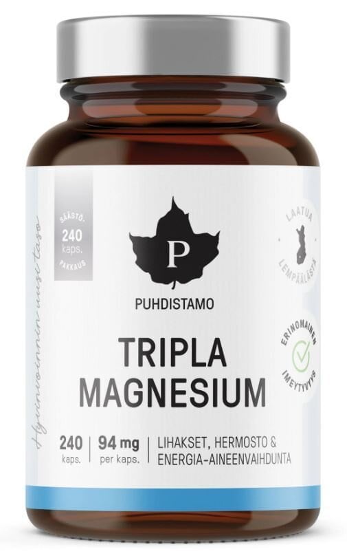 Puhdistamo Tripla Magnesium 240 kaps