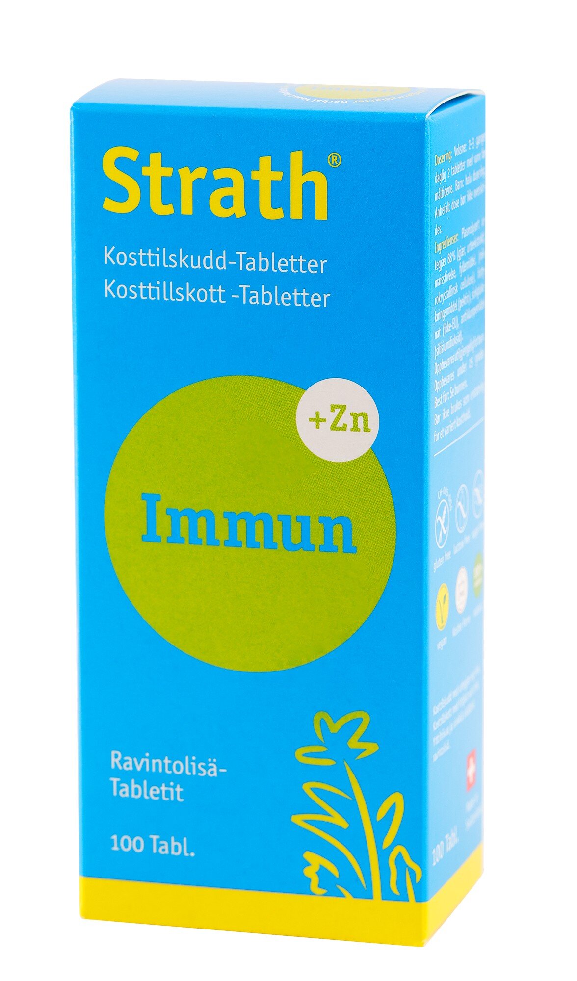Strath Immun, yrttihiivatabletit 100 tabl