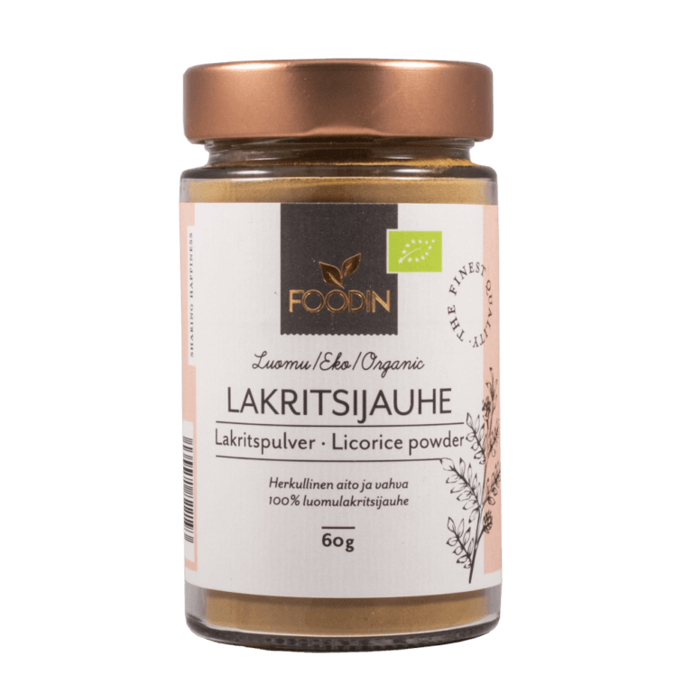 Lakritsijauhe, luomu