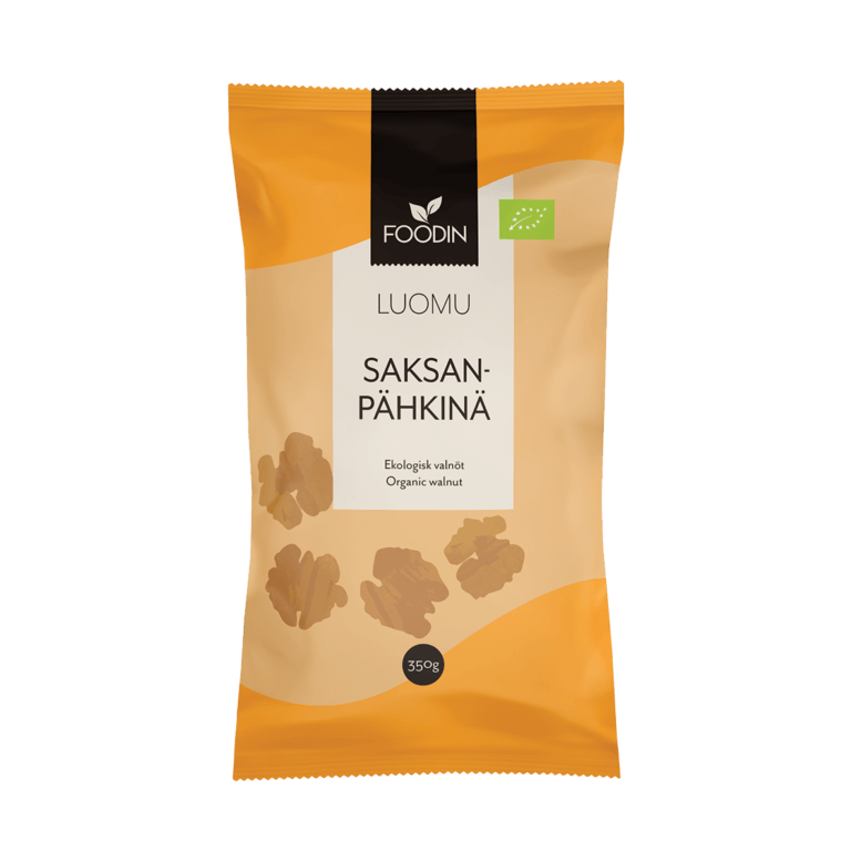 Saksanpähkinä, luomu