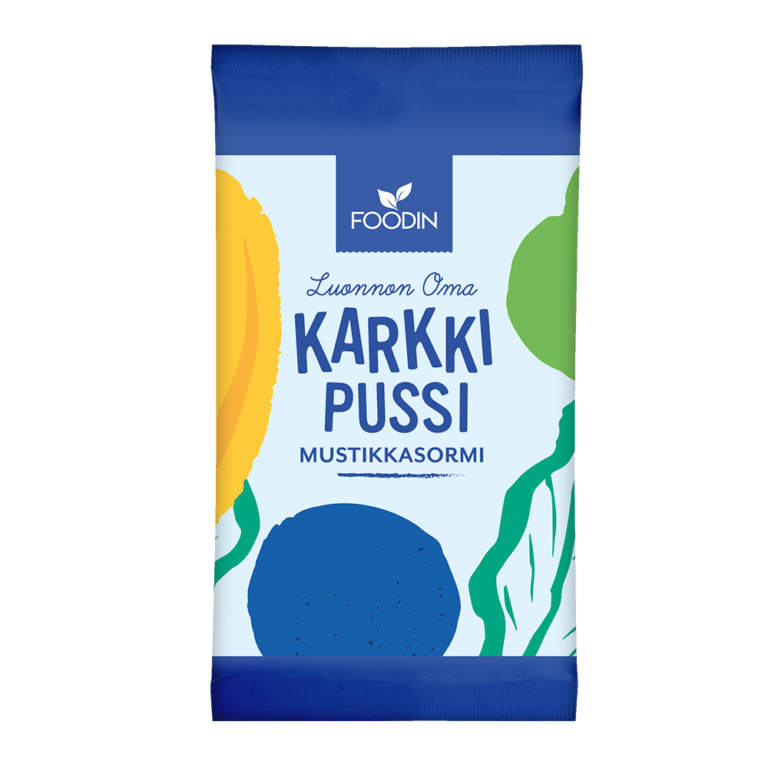 Karkkipussi Mustikkasormi, luomu